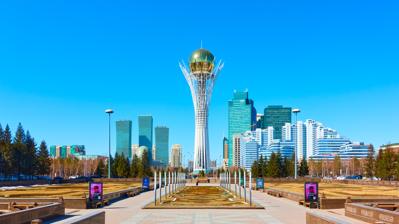 Baiterek Tower in central Astana, Kazakhstan (Getty Images)