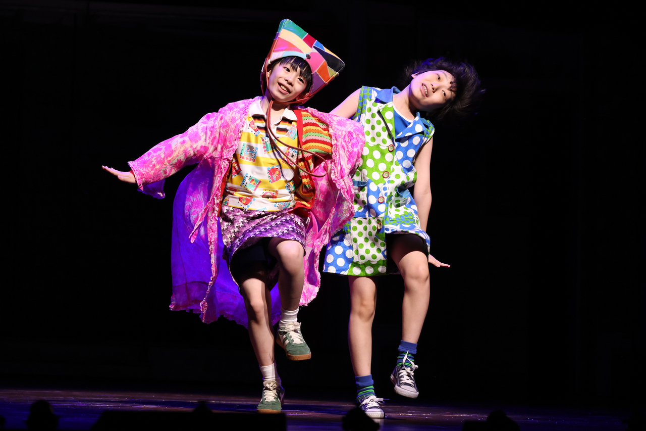 Cast members perform highlights from the musical "Billy Elliot" during a press call held at Blue Square in Yongsan-gu, Seoul, on April 29. (Yonhap)
