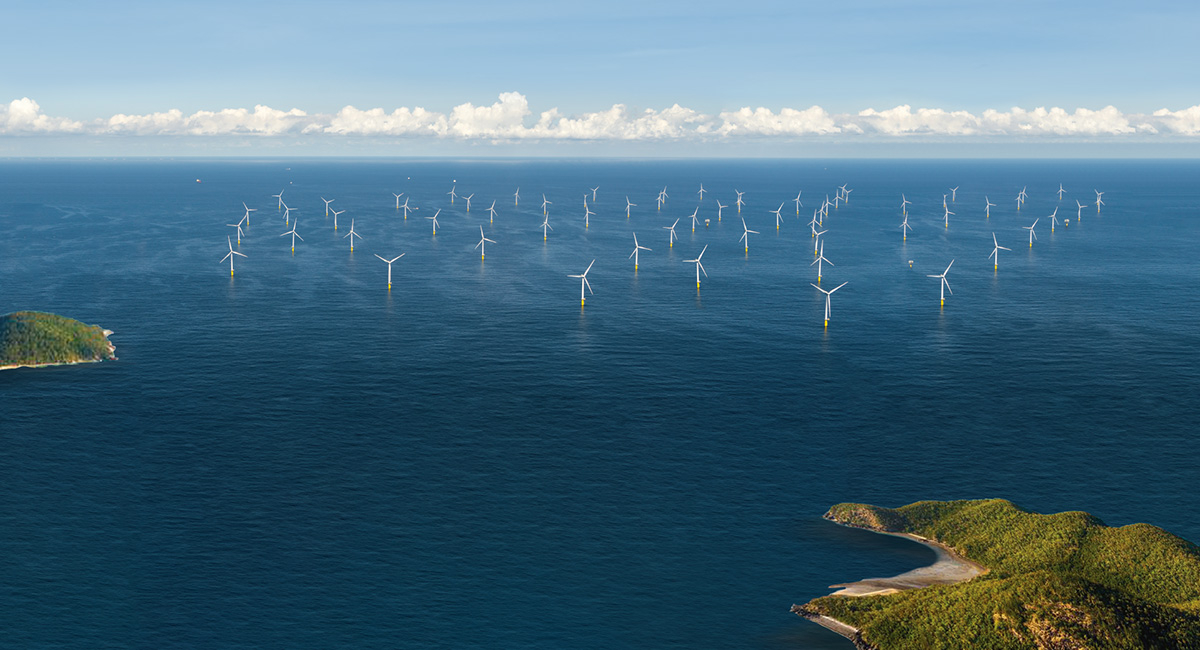 Rendering of the Yeonggwang Nakwol offshore wind farm project (Myungwoon Industry Development)