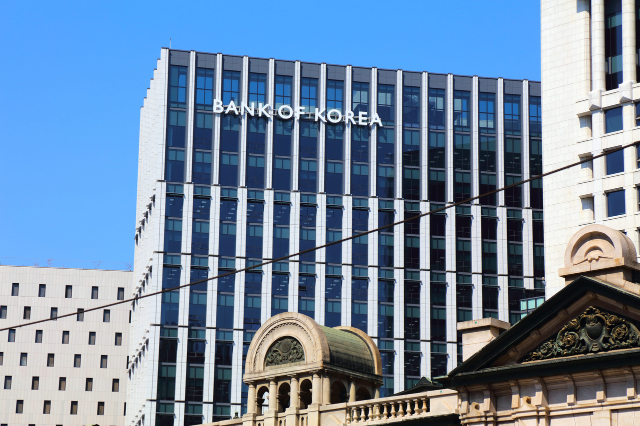 Bank of Korea building in Seoul (123rf)