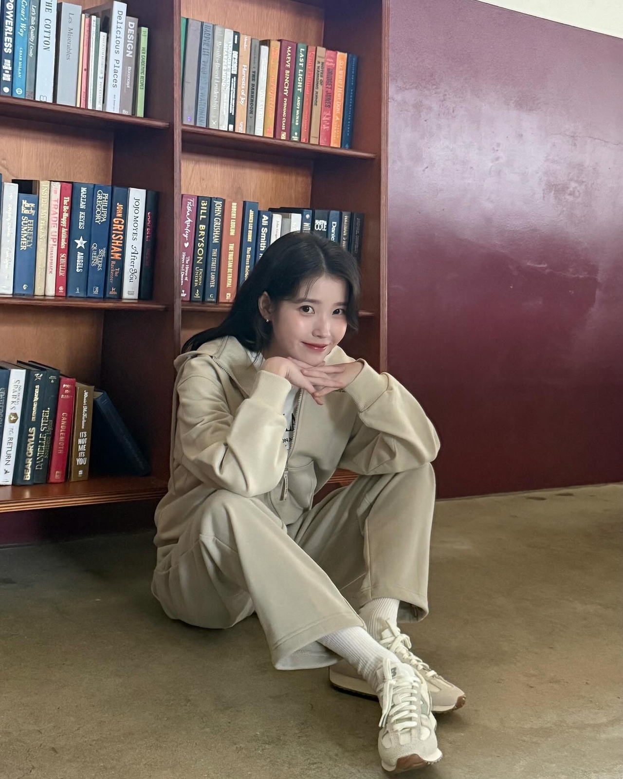 IU, the K-pop singer-actor and avid reader, on Instagram