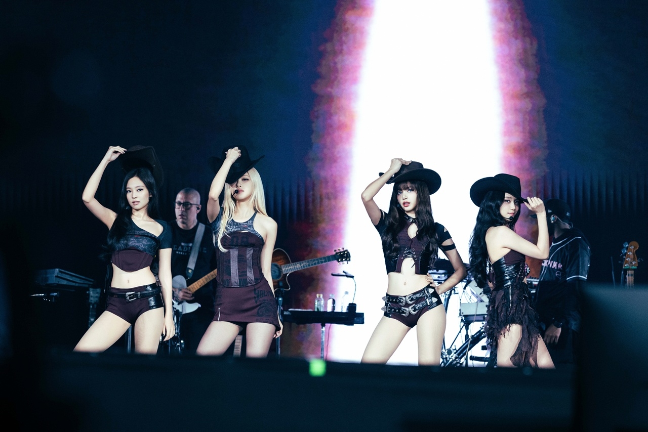 Blackpink performs on the 