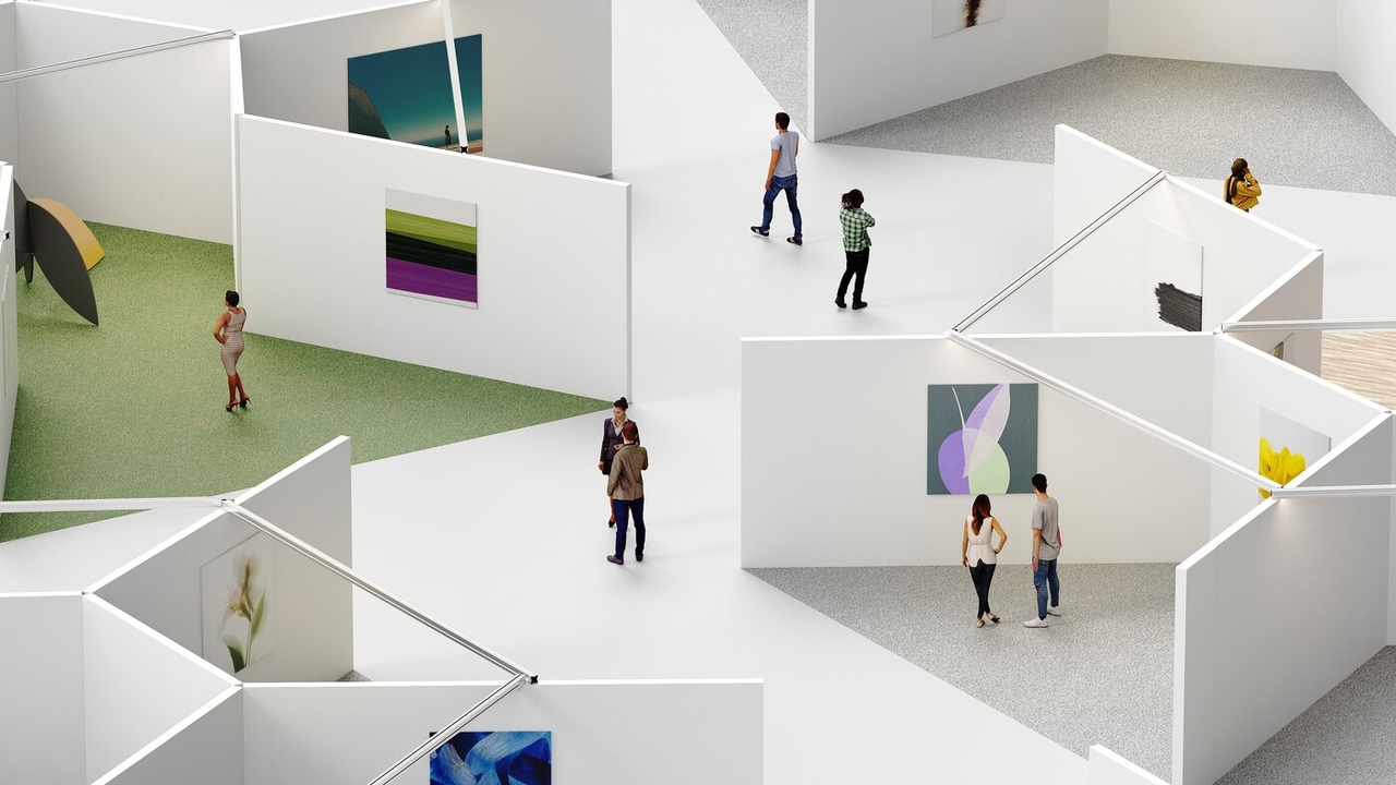 Rendering of the inaugural HIVE Art Fair at COEX Magok (Courtesy of HIVE Art Fair)