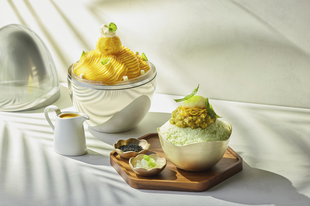 Mango Bingsu Secret and Citron Basil Bingsu (Sofitel Ambassador Seoul)