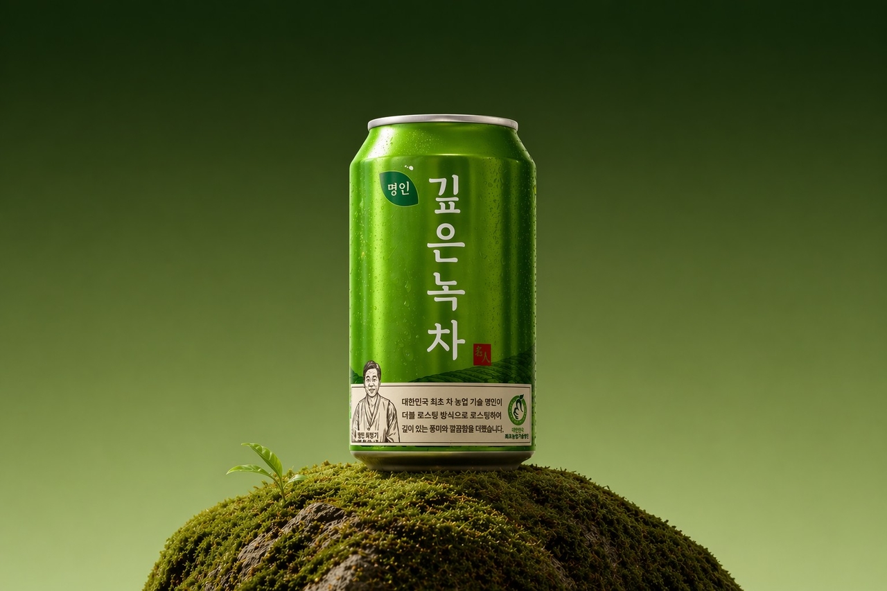 일화, ‘명인깊은녹차’ 340ml 캔 [일화 제공]