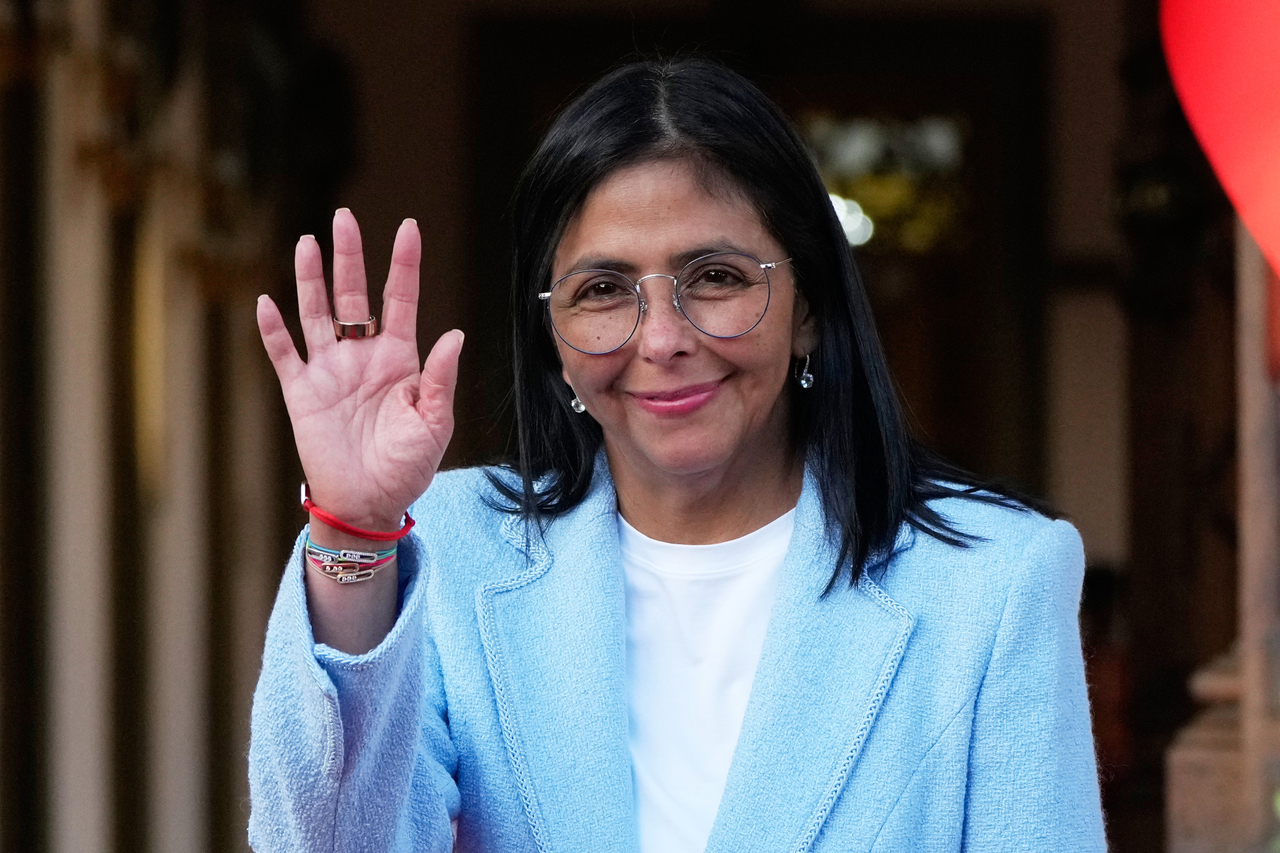 Venezuela's acting President Delcy Rodriguez (AP-Yonhap)