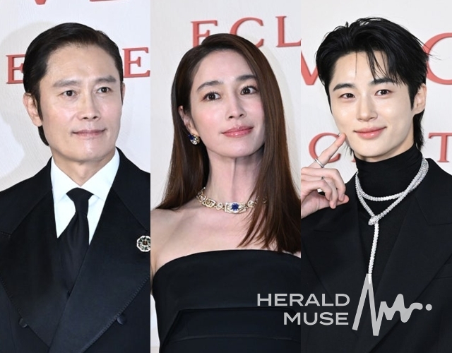 배우 이병헌, 이민정, 변우석/사진=윤병찬 기자