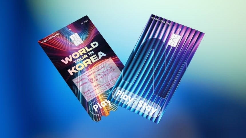 Woori Bank's prepaid Nol World Card (Woork Bank)