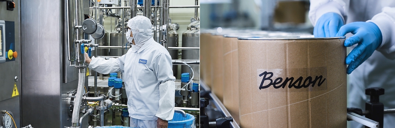 A Benson manufacturing facility located in Pocheon, Gyeonggi Province (Better Scoop Creamery)