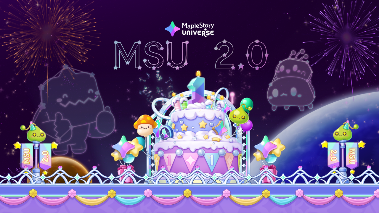 A poster for MapleStory Universe 2.0 (Nexpace)