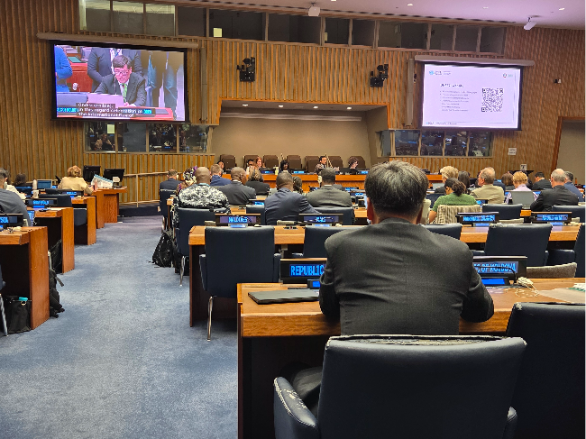 The Korea Forest Service attended the 21st session of the United Nations Forum on Forests held at the United Nation Headquarters from May 11-15. (Korea Forest Service)