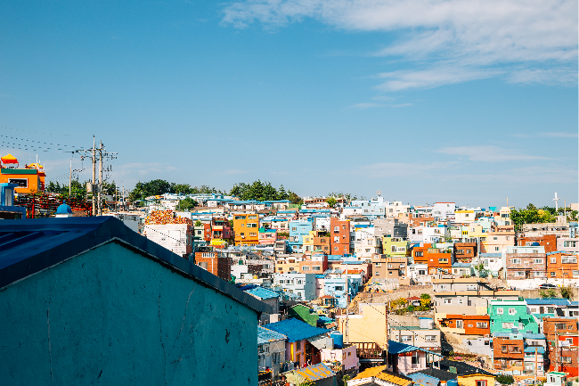 Gamcheon Culture Village in Busan, a major tourist attraction in the city (Getty Images Bank)
