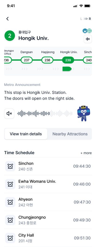 Users will be able to listen to the announcements on the subway through their smartphones. (Seoul Metro)