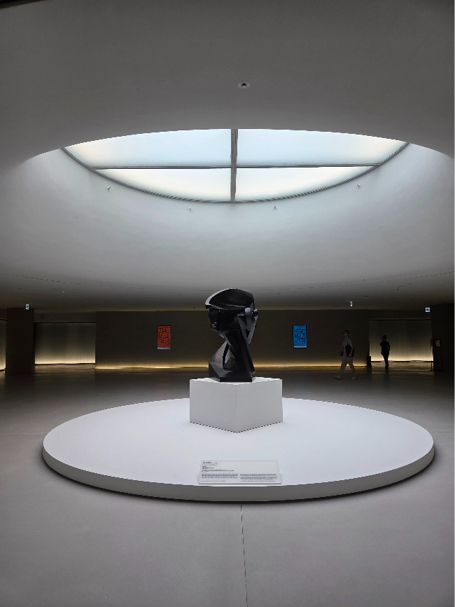 A view of "The Large Horse" by Raymond Duchamp-Villon at the  Centre Pompidou Hanwha in Seoul as part of the exhibition "The Cubists: Inventing Modern Vision" (Park Yuna/The Korea Herald)