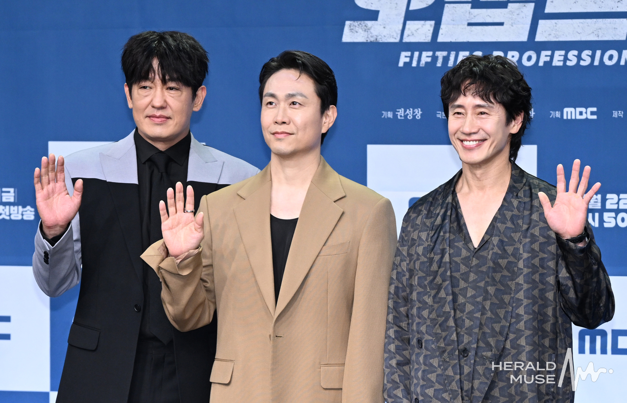 허성태, 오정세, 신하균/사진=윤병찬 기자
