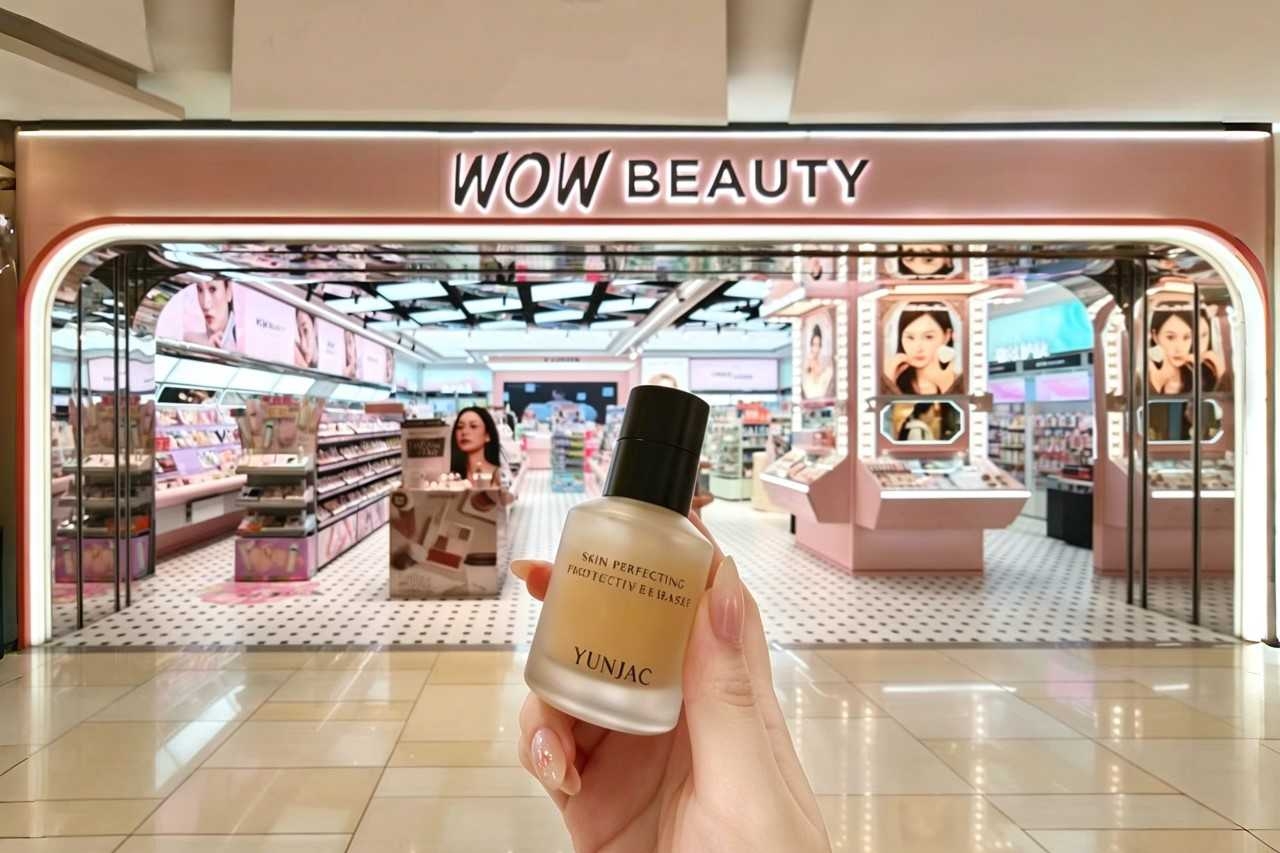Yunjac, the skincare brand of Shinsegae International, enters Chinese beauty retailer WOW Colour in May. (Shinsegae International)