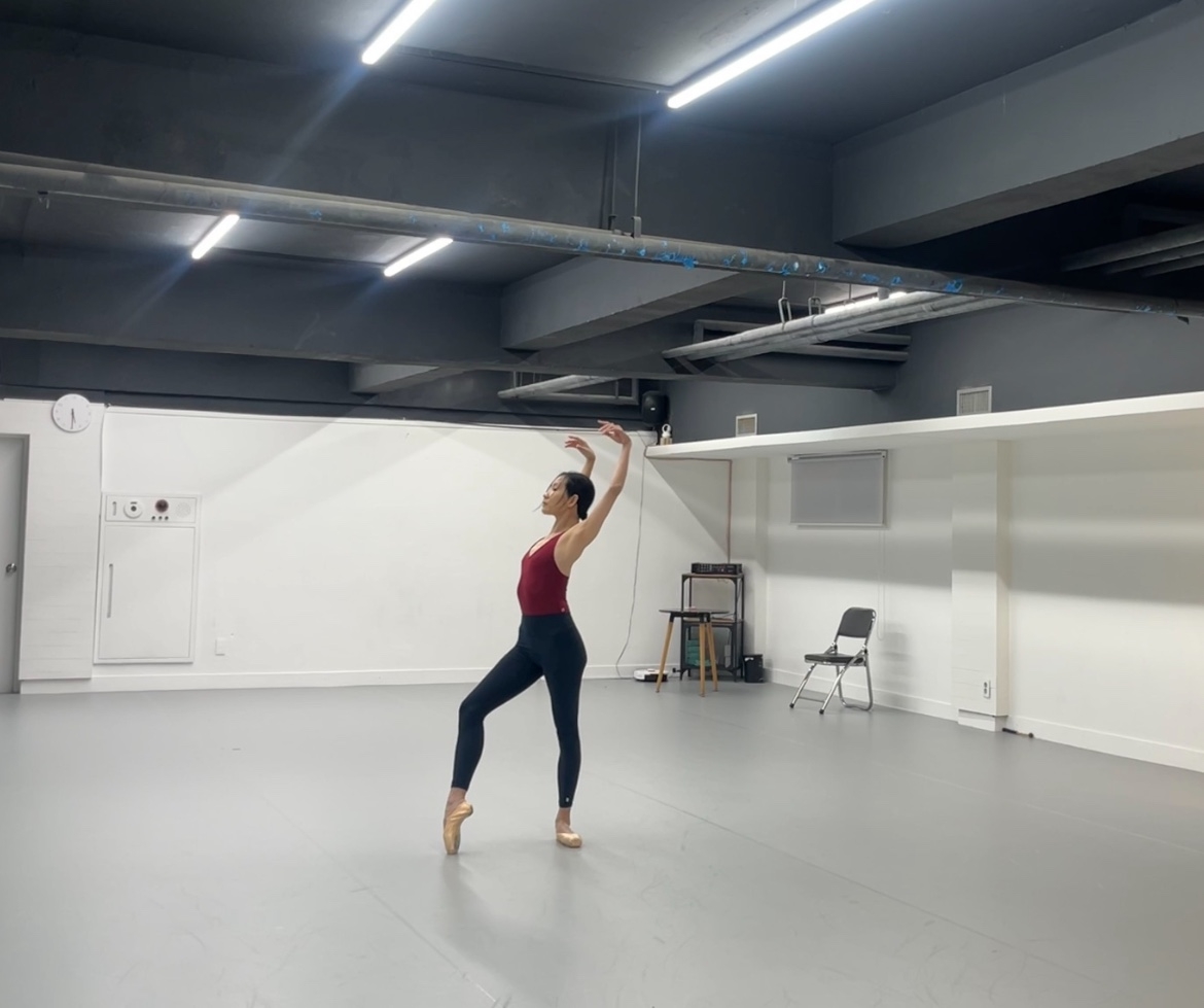 Kim Ji-young rehearses a scene from "Tale of Tales." (Ballet Festival Korea)