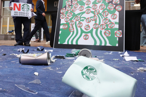 Man arrested for threats against Starbucks customers, as 'Tank Day' controversy grows