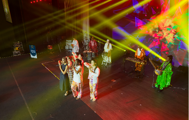 Performers take the stage during Africa Day 2026 at Grand Hyatt Seoul in Yongsan-gu, Seoul, on May 20.  (Im Se-jun/The Korea Herald)