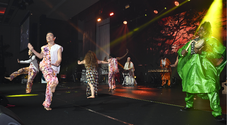 Performers take the stage at Africa Day 2026 at the Grand Hyatt in Seoul on Wednesday. (Lee Sang-sub/The Korea Herald)