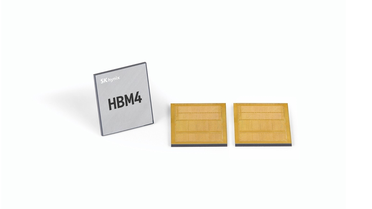 HBM4, SK hynix's current top-end AI memory, the generation that precedes the HBM5 chips its new iHBM cooling design is built for (Sk hynix)