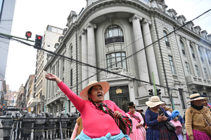 Bolivian leader to slash own salary by 50% in gesture to protesters