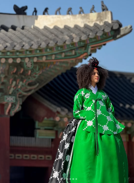 Modern hanbok showcased during the 2026 Spring K-Royal Culture Festival (Orimi)