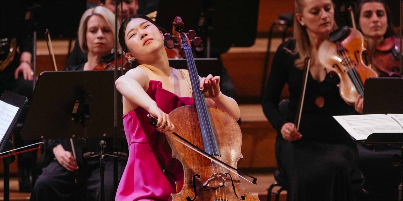 Cellist Kim Tae-yeon performs during the 2026 Queen Elisabeth Competition on May 16 in Brussels. (Queen Elisabeth Competition)