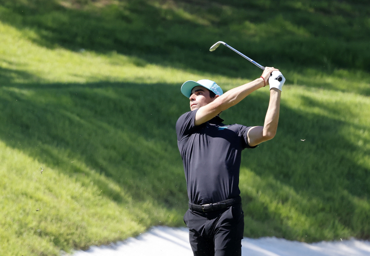 Torque GC's Joaquin Niemann in action during the fourth round (Reuters-Yonhap)