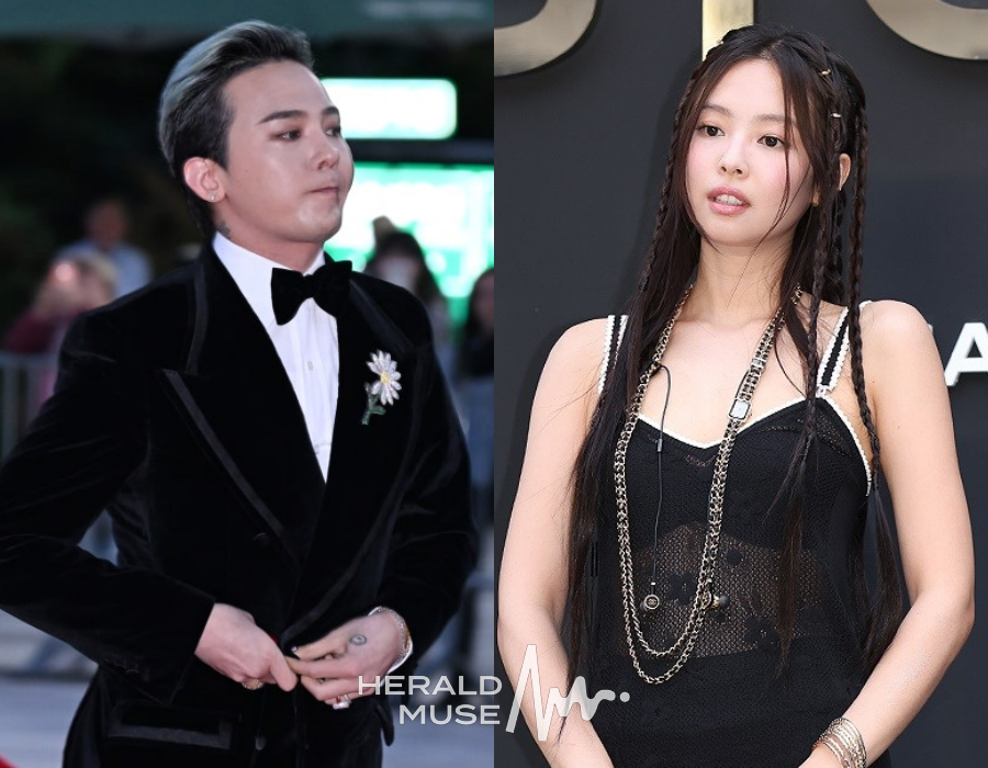 지디, 제니/사진=헤럴드뮤즈 DB