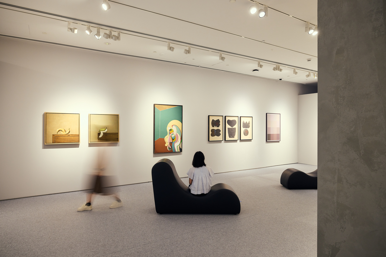 Installation view of "Passion is Volcanic: Desire in Southeast Asian Art" at National Gallery Singapore (NGS)