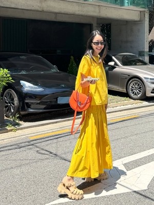 “학비만 3천만 원” 서효림, 강남 1% 국제학교 학부모의 ‘개나리 일상룩’
