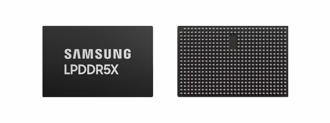 Samsung’s LPDDR5X DRAM for vehicles, a memory chip used in advanced driver-assistance and in-car computing systems (Samsung Electronics)
