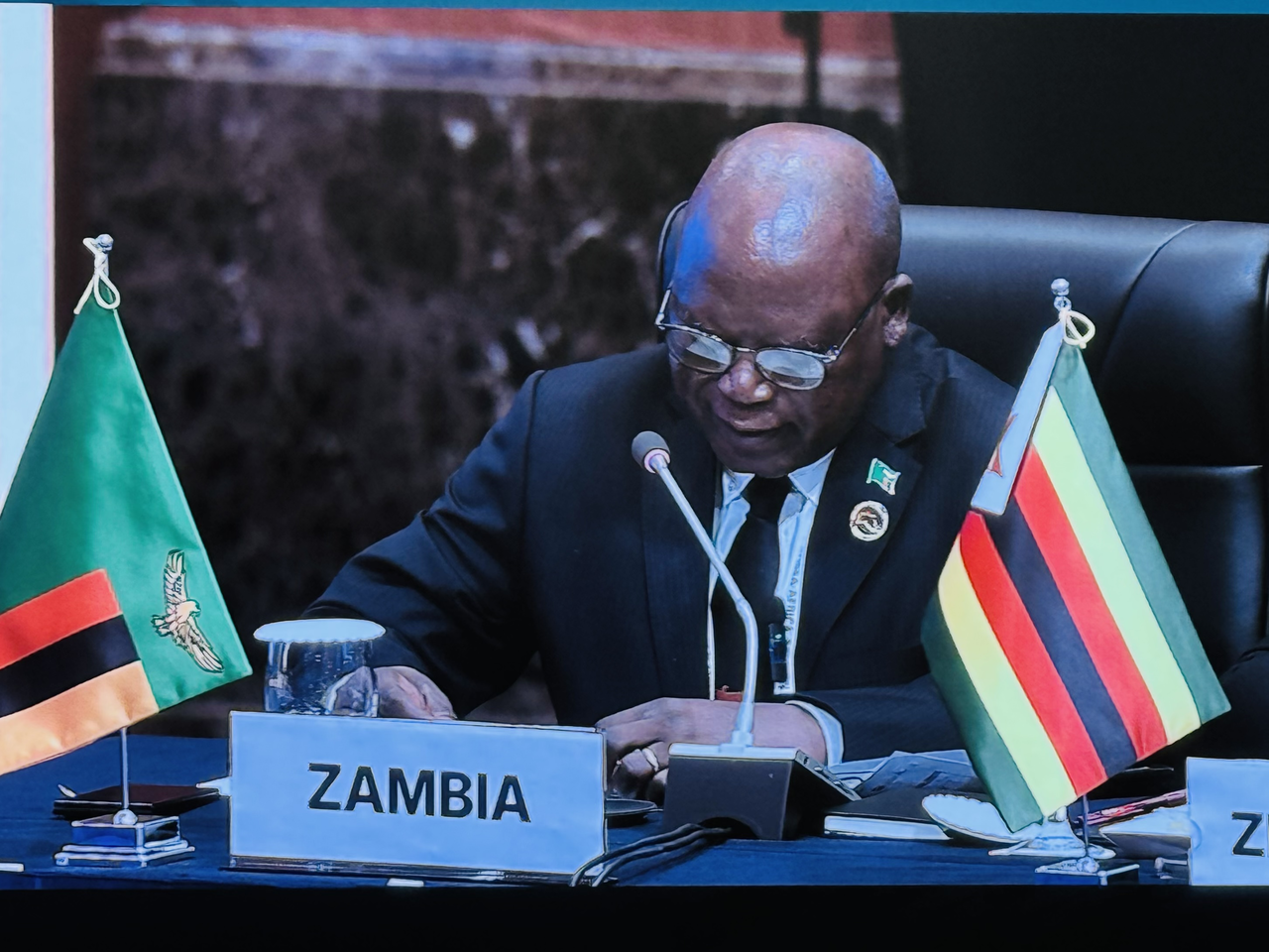 Siazongo Siakalenge, Zambia’s Deputy Secretary to the Cabinet for Finance and Economic Development attends Korea-Africa Foreign Ministers' Meeting in Seoul on Monday. (Sanjay Kumar/The Korea Herald)