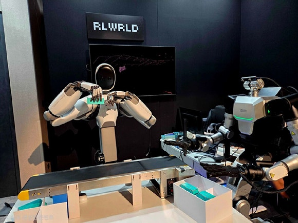 RLWRLD, a South Korean robotics startup, showcases its robotics foundation model, RLDX-1, at Computex 2026 in Taipei, Taiwan, from Monday to Thursday. (RLWRLD)