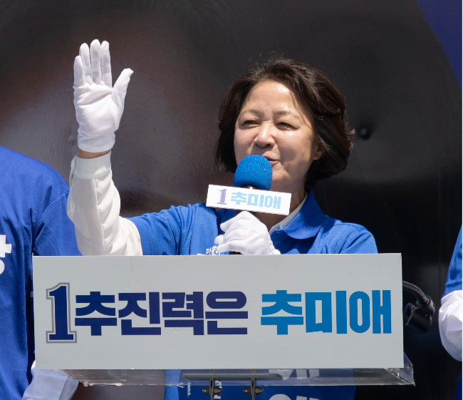 The Democratic Party of Korea's Choo Mi-ae (Yonhap)