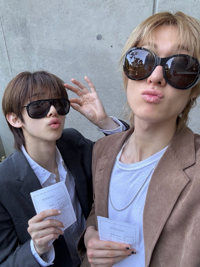 Cortis Martin and Juhun (Captured from Cortis page at Weverse)