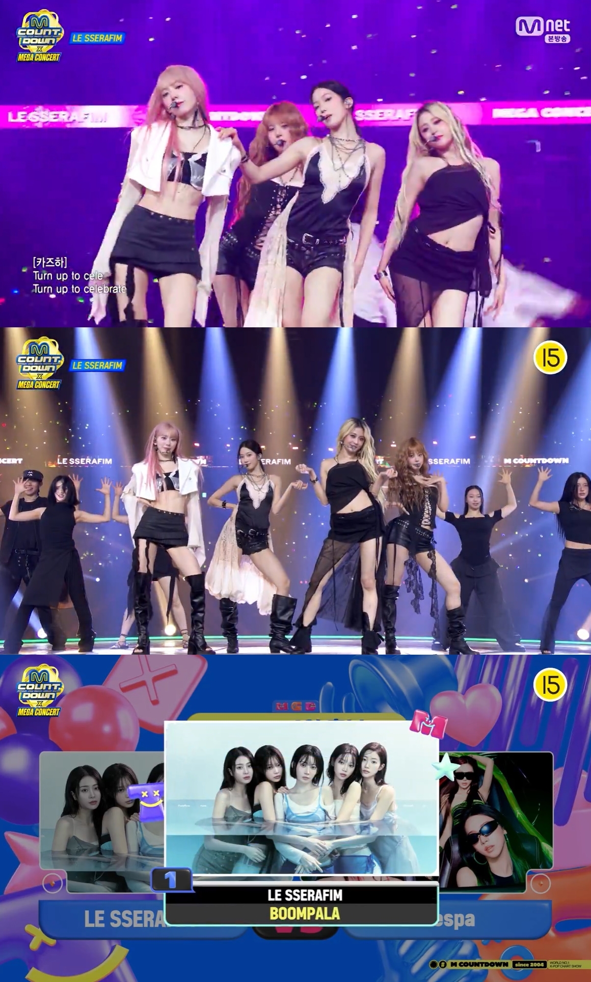 Mnet ‘엠카운트다운 X 메가콘서트’ 방송 갈무리