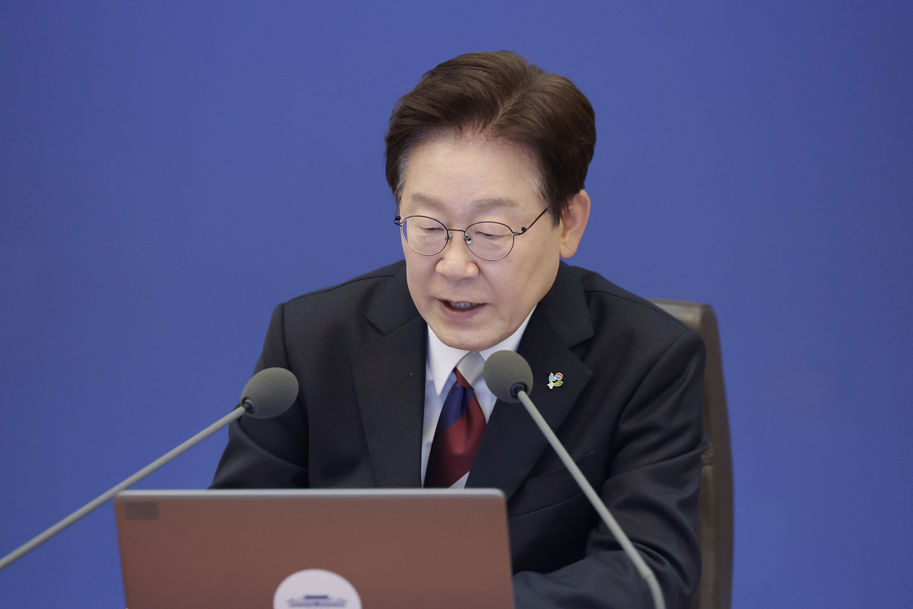 President Lee Jae Myung. (Yonhap)