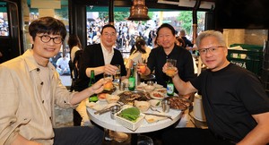 Jensen Huang courts Korea's AI ecosystem on packed Seoul tour