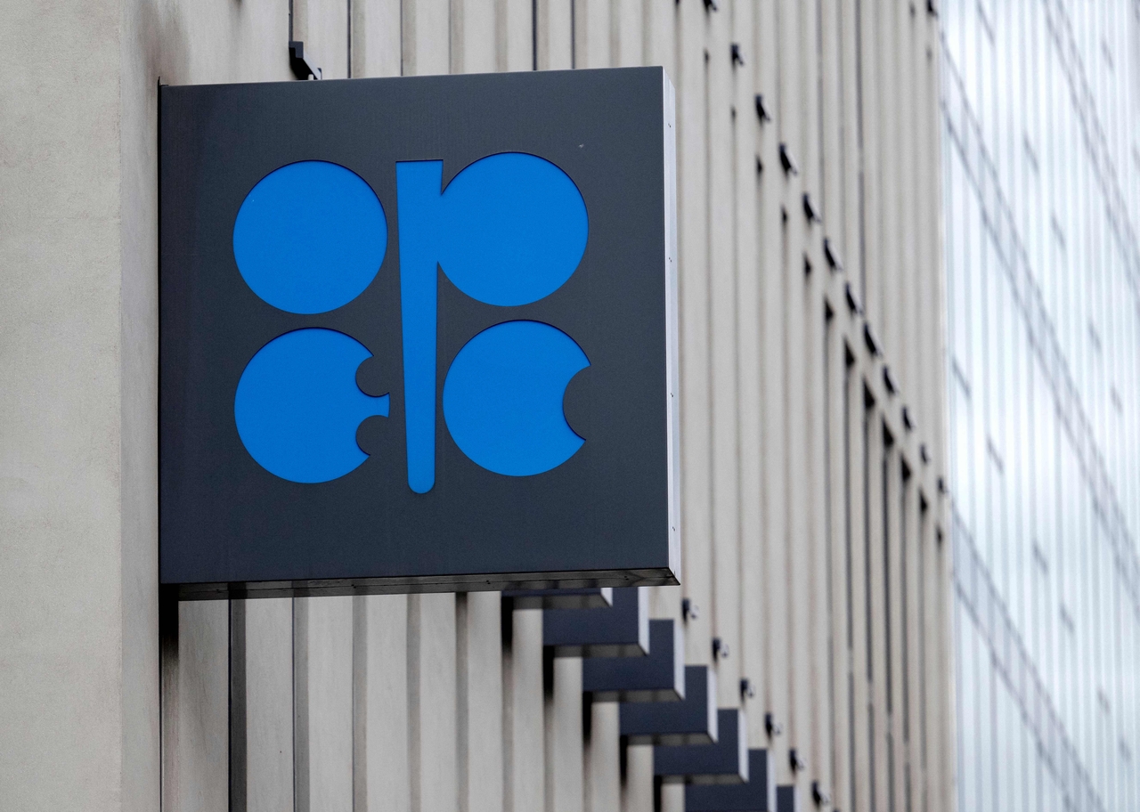 The logo of the OPEC is pictured at the OPEC headquarters in Vienna.   AFP-Yonhap