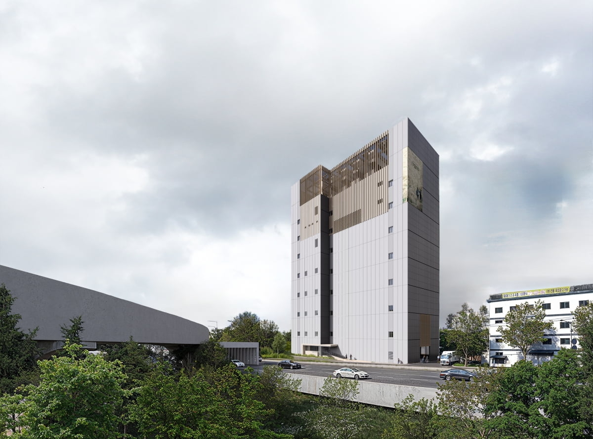 Rendered image of a data center planned for Geumcheon-gu, southwestern Seoul (Geumcheon-gu Office)
