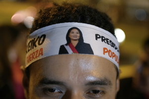Peru's Fujimori leads presidential runoff election