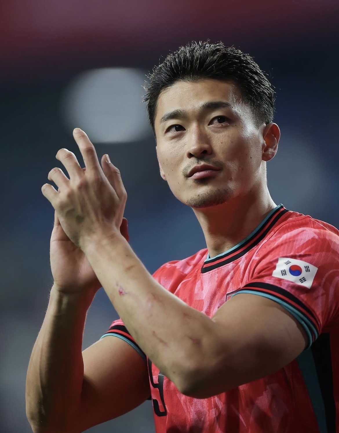 Cho Gue-seung in his No. 9 jersey (Cho's Instagram)