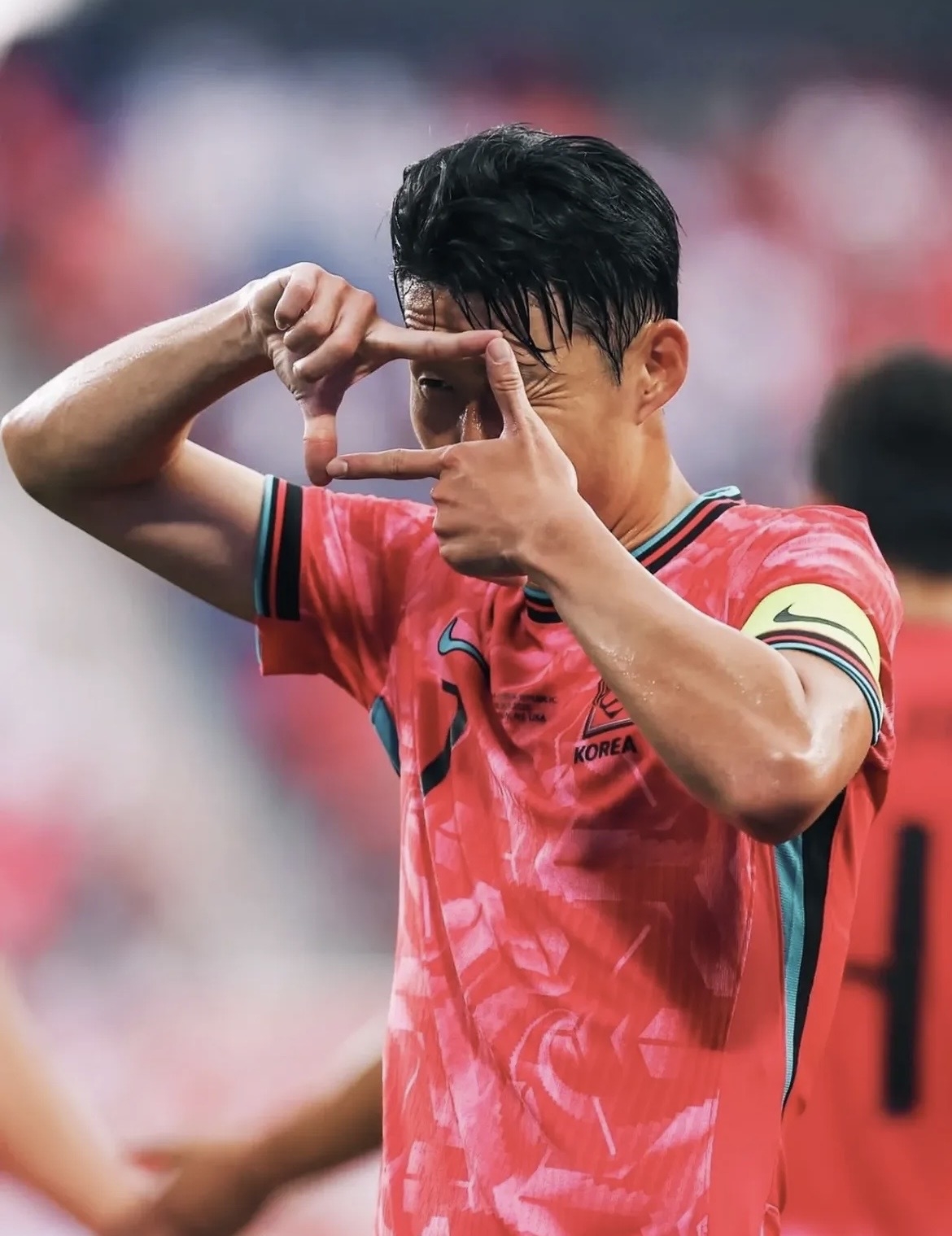 South Korea captain Son Heung-min in his No. 7 jersey (Son's Instagram)