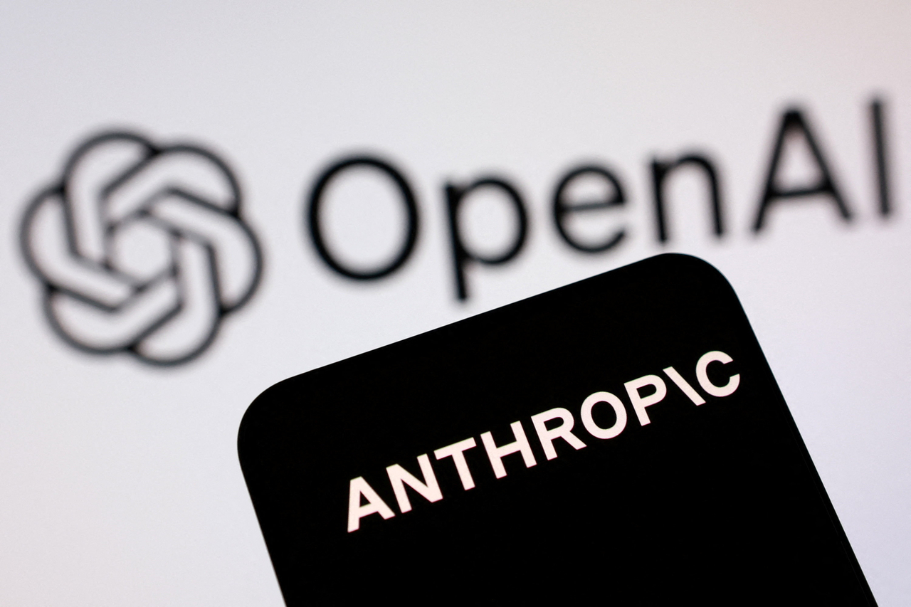 Anthropic and OpenAI logos   Reuters-Yonhap