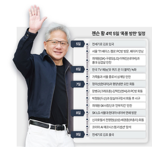 “한국서 할 일 많아…곧 다시 올 것” 거침 없었던 젠슨 황의 4박 5일…제조업·SW 역량 다 가진 韓서 ‘AI 유니버스’ 야심