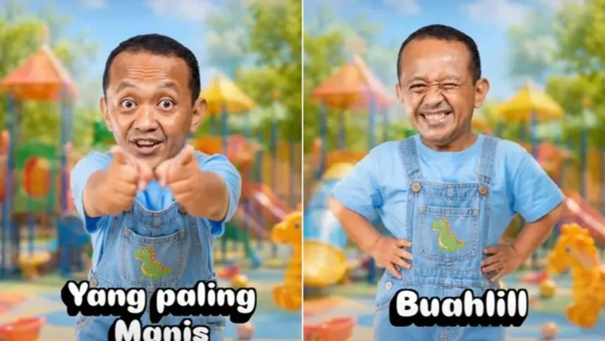 An AI-generated parody image of Indonesia's Energy Minister Bahlil Lahadalia    (Straits Times)