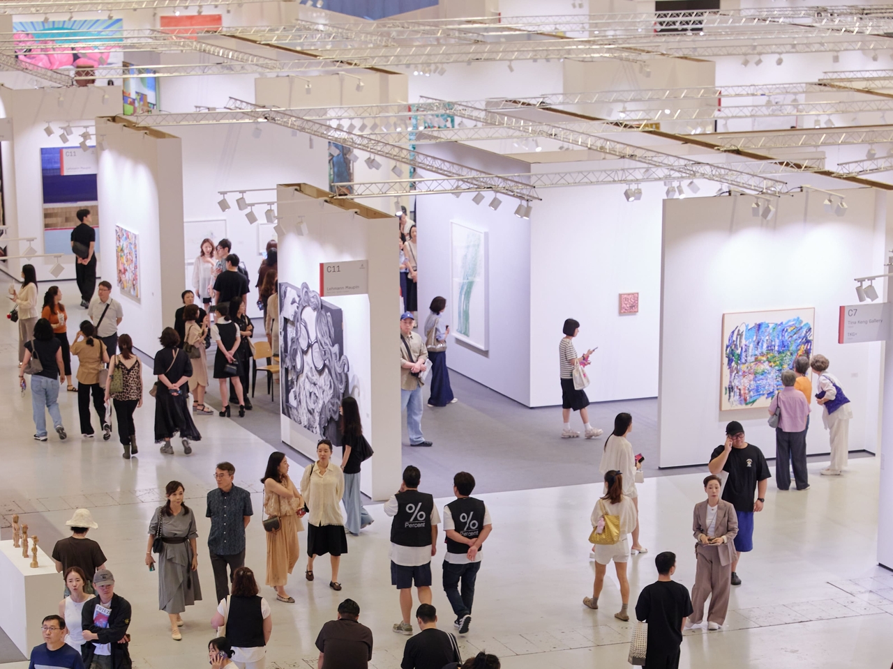 A view of Frieze Seoul 2025 at Coex in southern Seoul (Frieze)