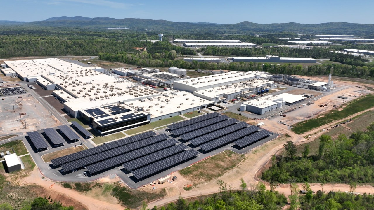 Hanwha Qcells's Cartersville manufacturing facility in Georgia (Hanwha Qcells)